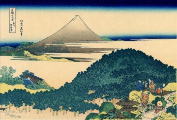 Die Küste von sieben Einreisen in Kamakura Katsushika Hokusai Ukiyoe Ölgemälde